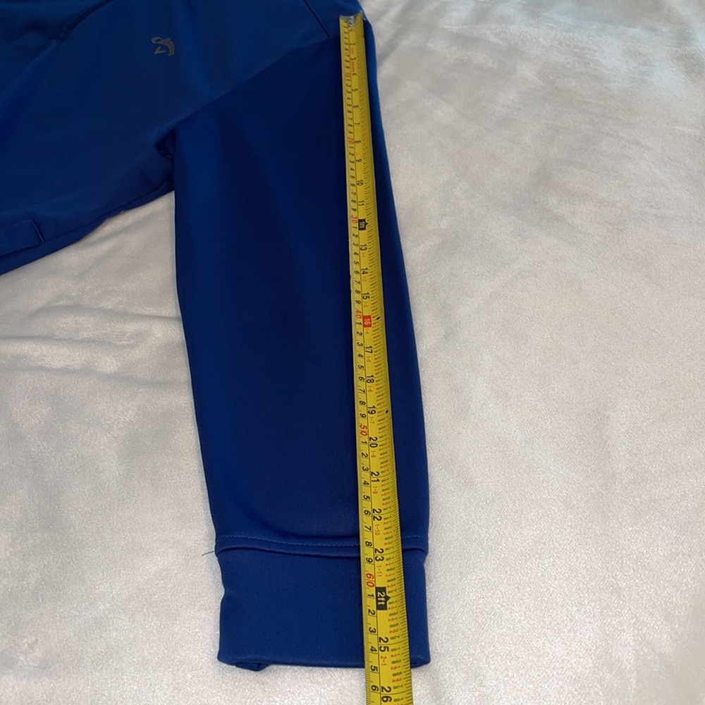 Callaway Mens Long Sleeve 1/4 Zip Blue Golf Jacket Size Large - Picture 6 of 10